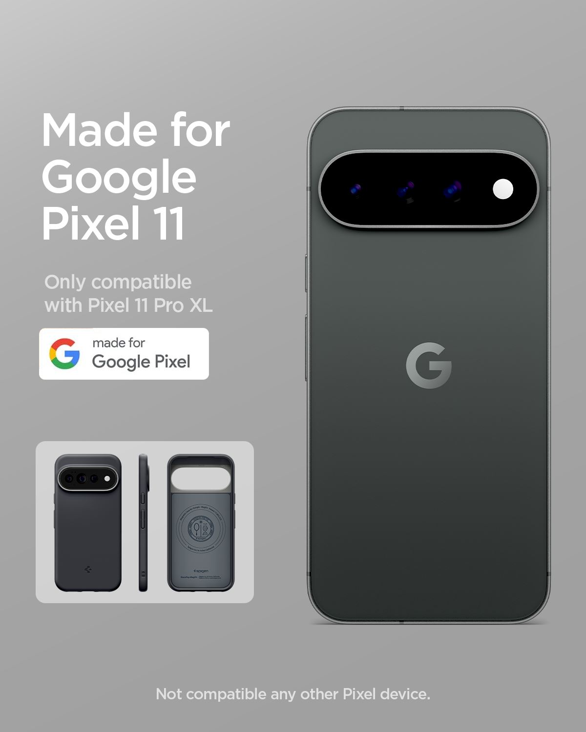 Spigen Nano Pop MagSafe, black sesame - Google Pixel 11 Pro XL (11)