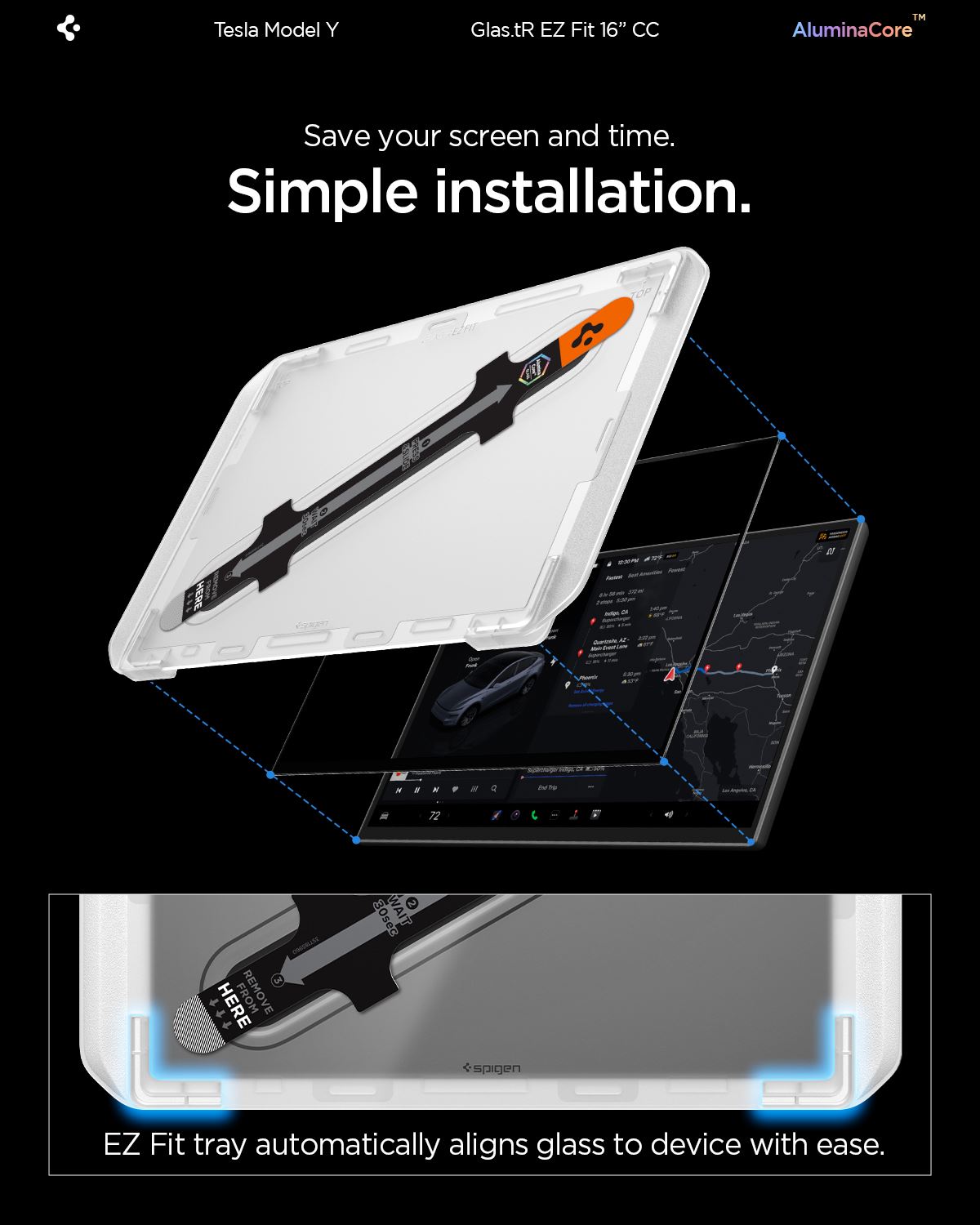 Spigen Tesla EZ Fit Clear, transparent - Tesla Model Y L 2026 (15)