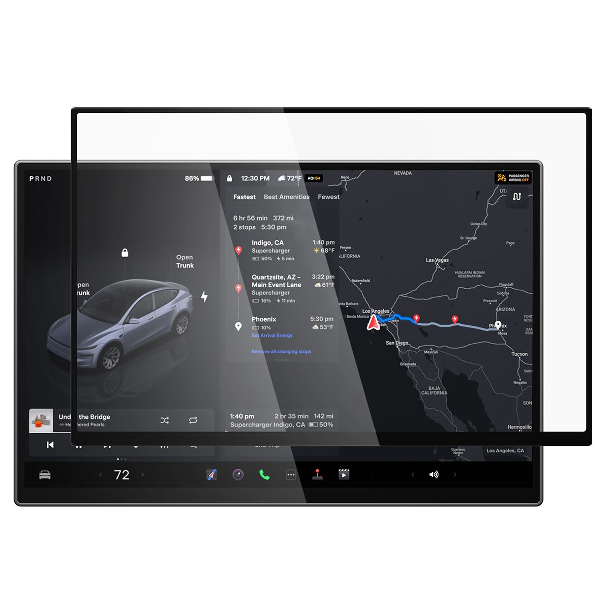 Spigen Tesla EZ Fit Clear, transparent - Tesla Model Y L 2026 (4)