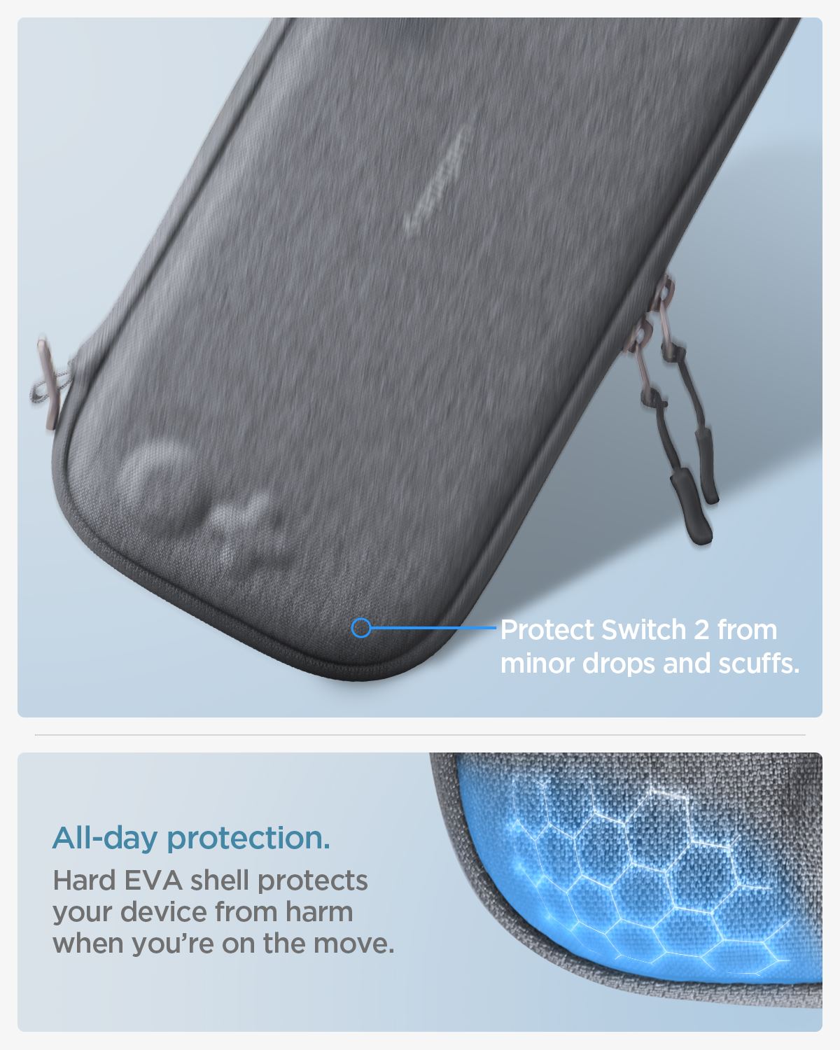 Spigen Klasden 2 Pouch, charcoal gray - Nintendo Switch 2 (12)