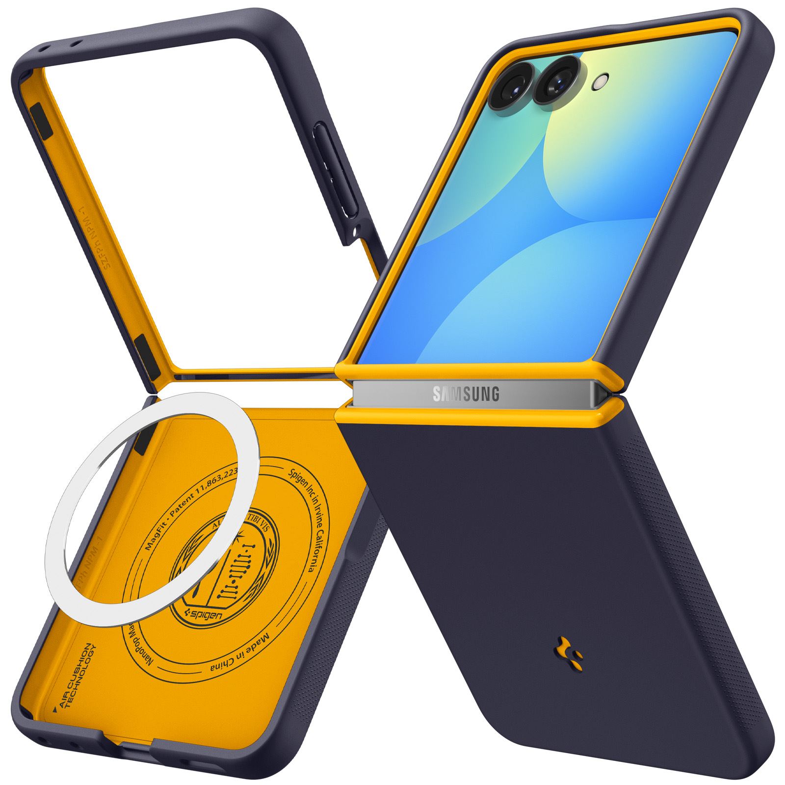 Spigen Nano Pop MagSafe, blueberry navy - Samsung Galaxy Z Flip8 (2)