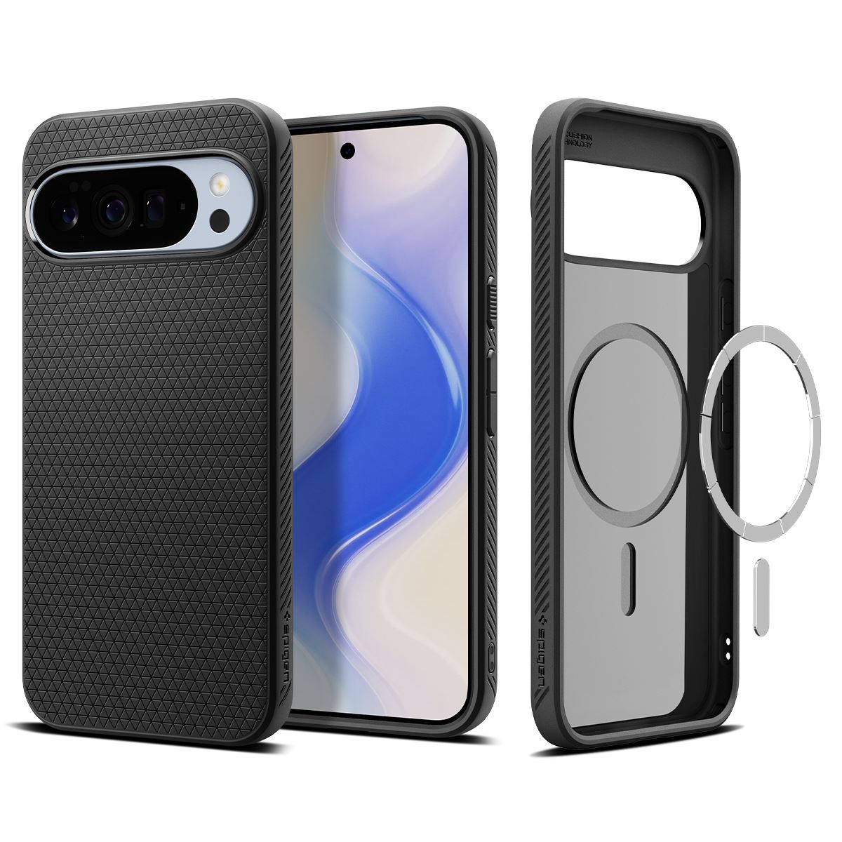 Spigen Liquid Air MagSafe, matte black - Google Pixel 10 Pro XL
