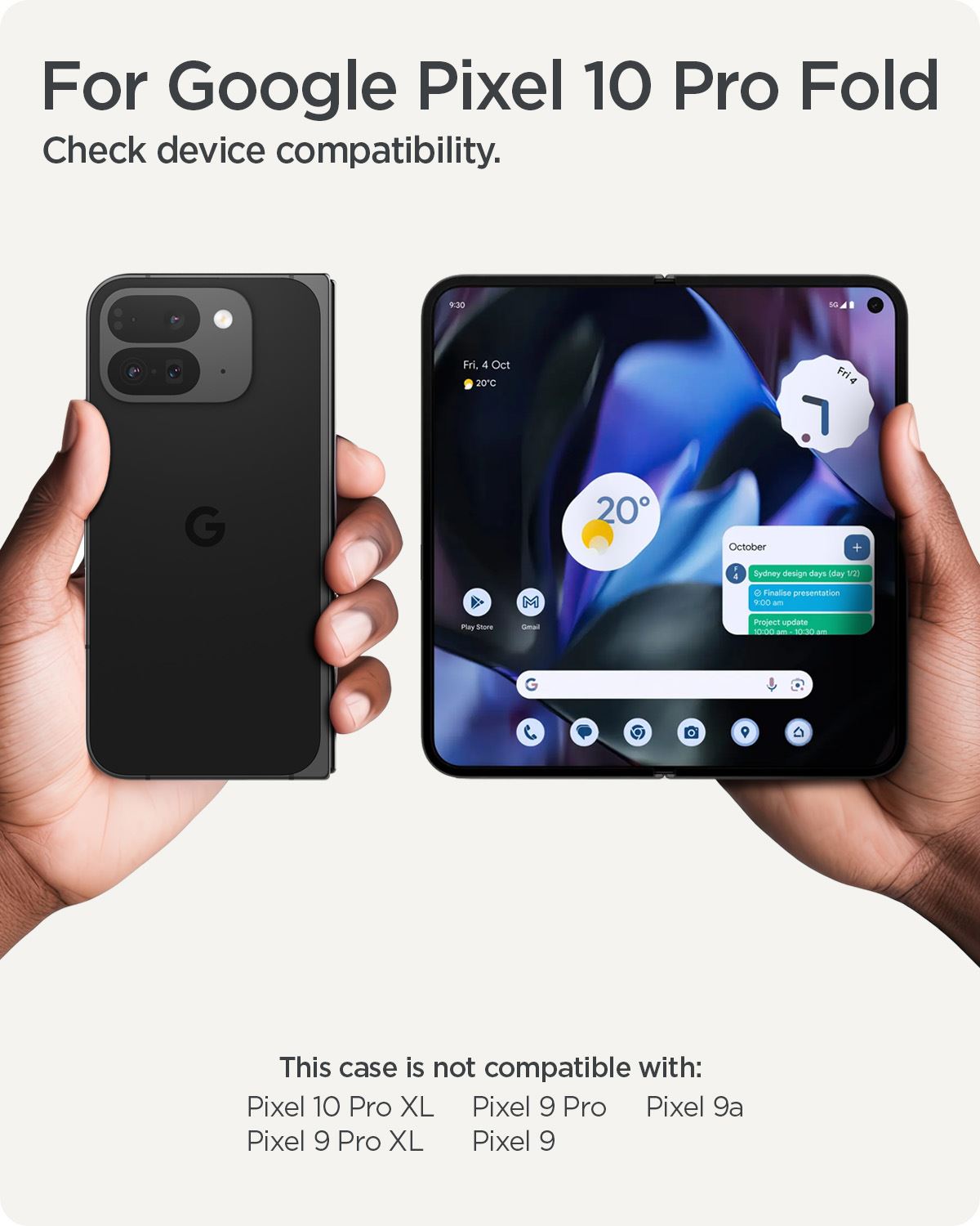 Spigen Slim Armor Pro MagSafe, black - Google Pixel 10 Pro Fold (2)