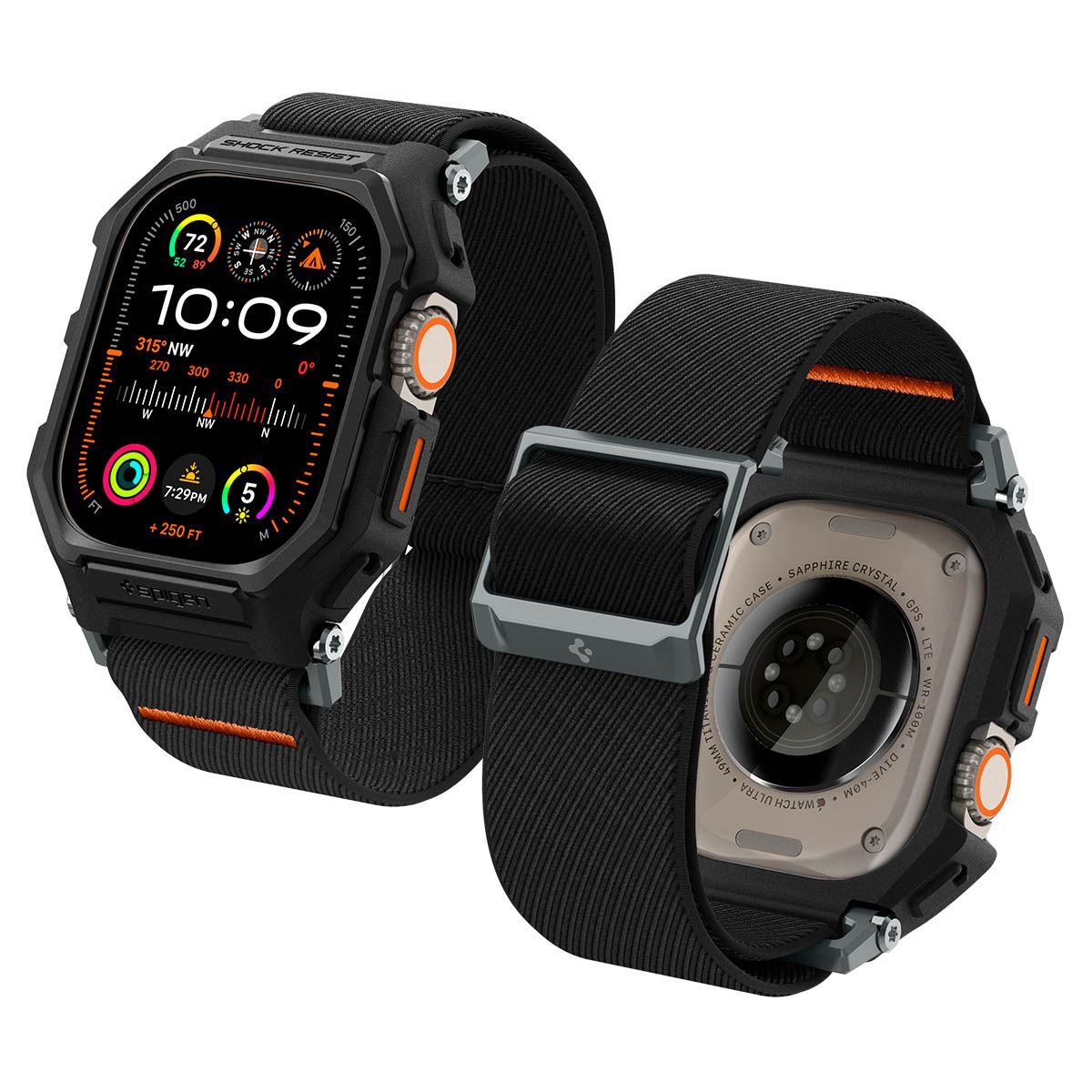 Spigen Lite Fit Pro, matte black - Apple Watch Ultra 3/2/1 (9)