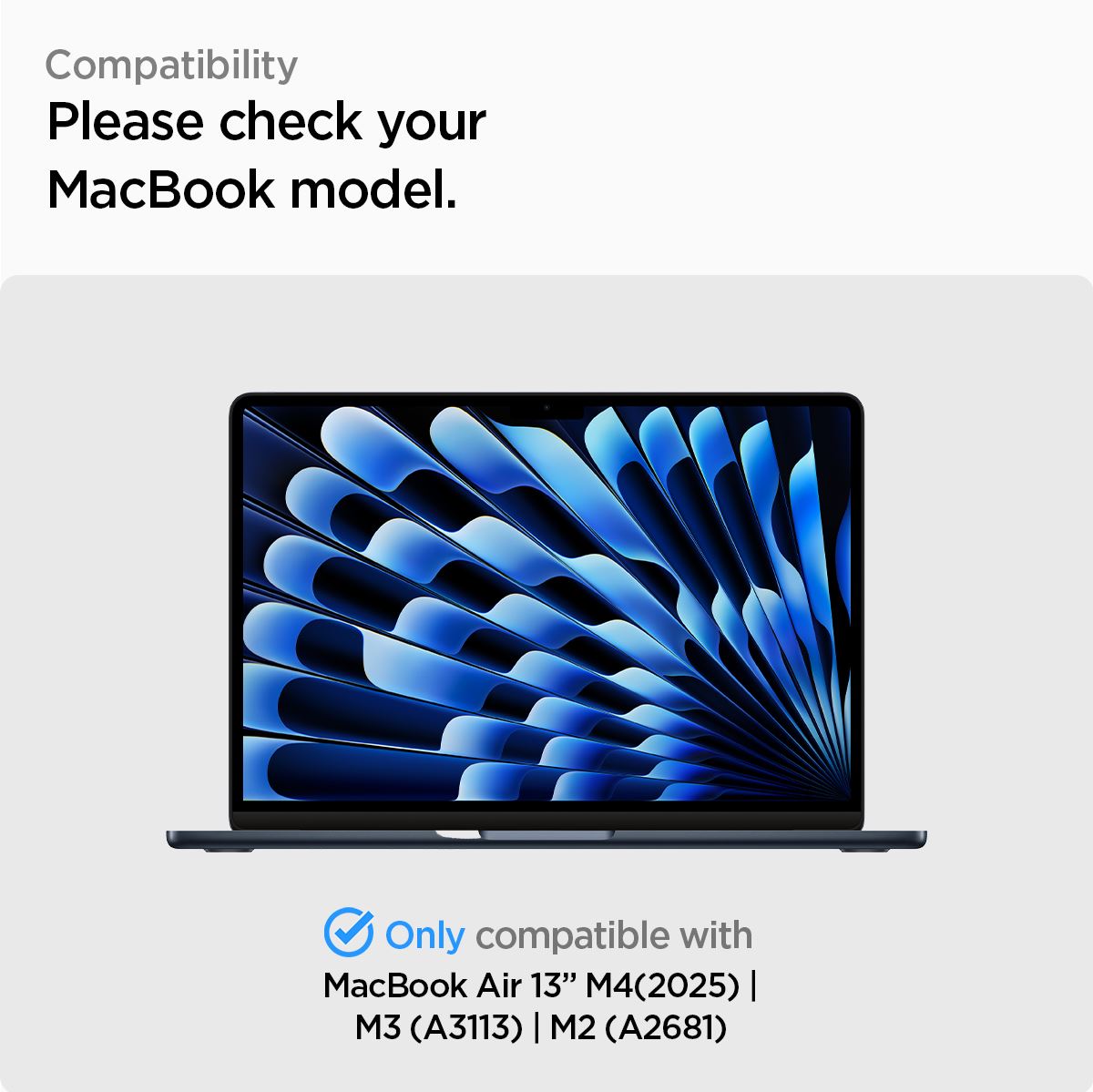 Spigen Urban Fit, heather gray - MacBook Air 13" M4 2025/M3 2024/M2 2022 (13)