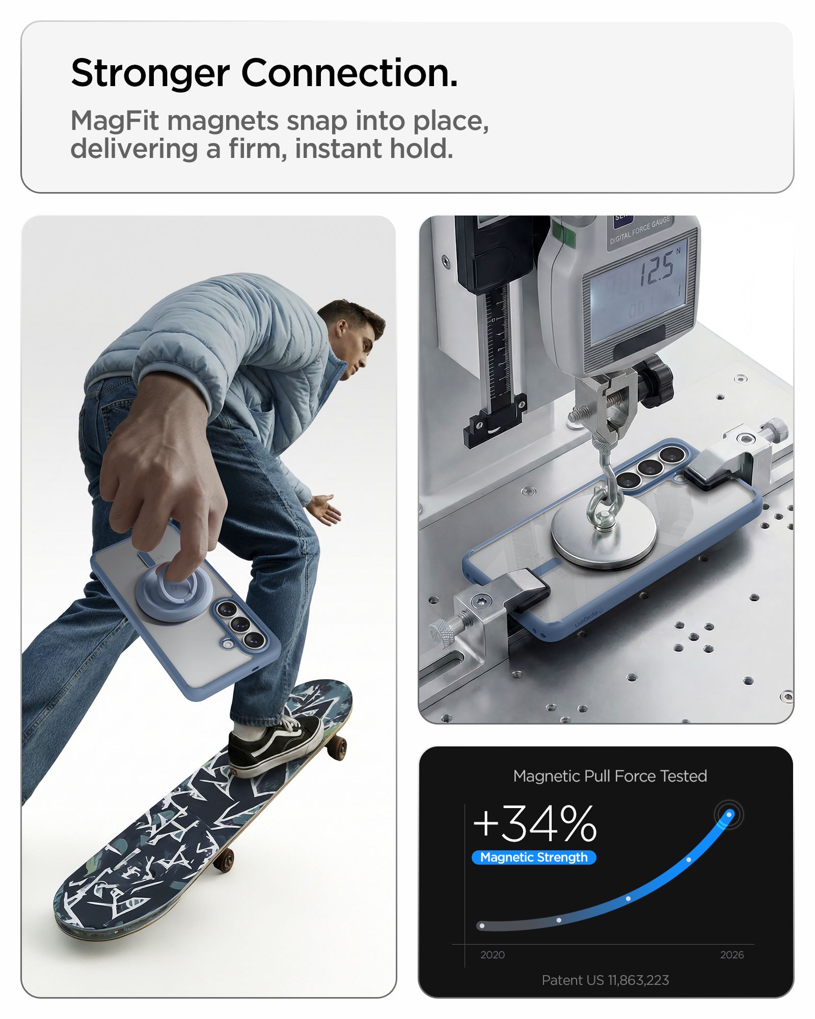 Spigen Ultra Hybrid MagSafe, light blue - Samsung Galaxy S26+ (18)