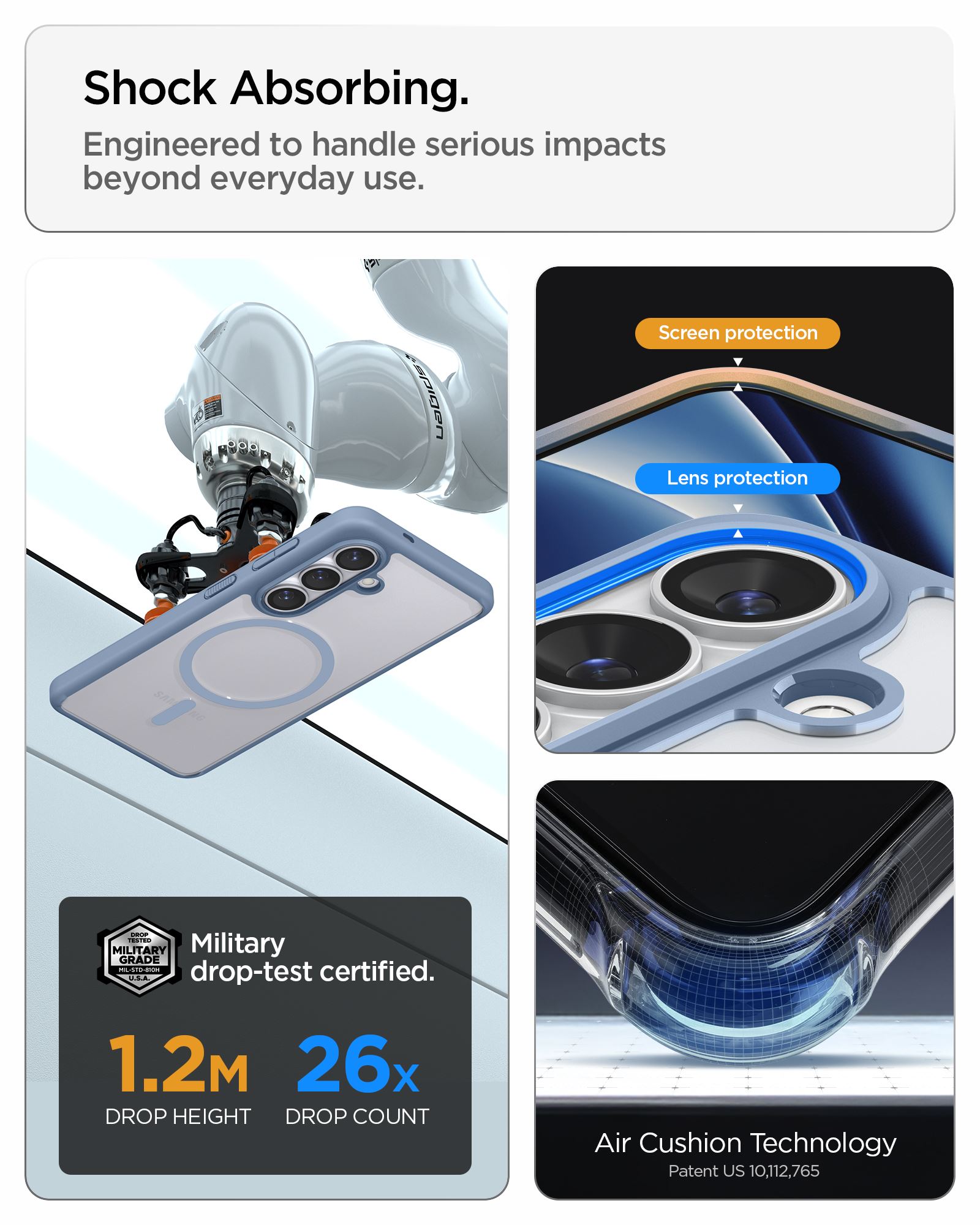 Spigen Ultra Hybrid MagSafe, light blue - Samsung Galaxy S26+ (19)