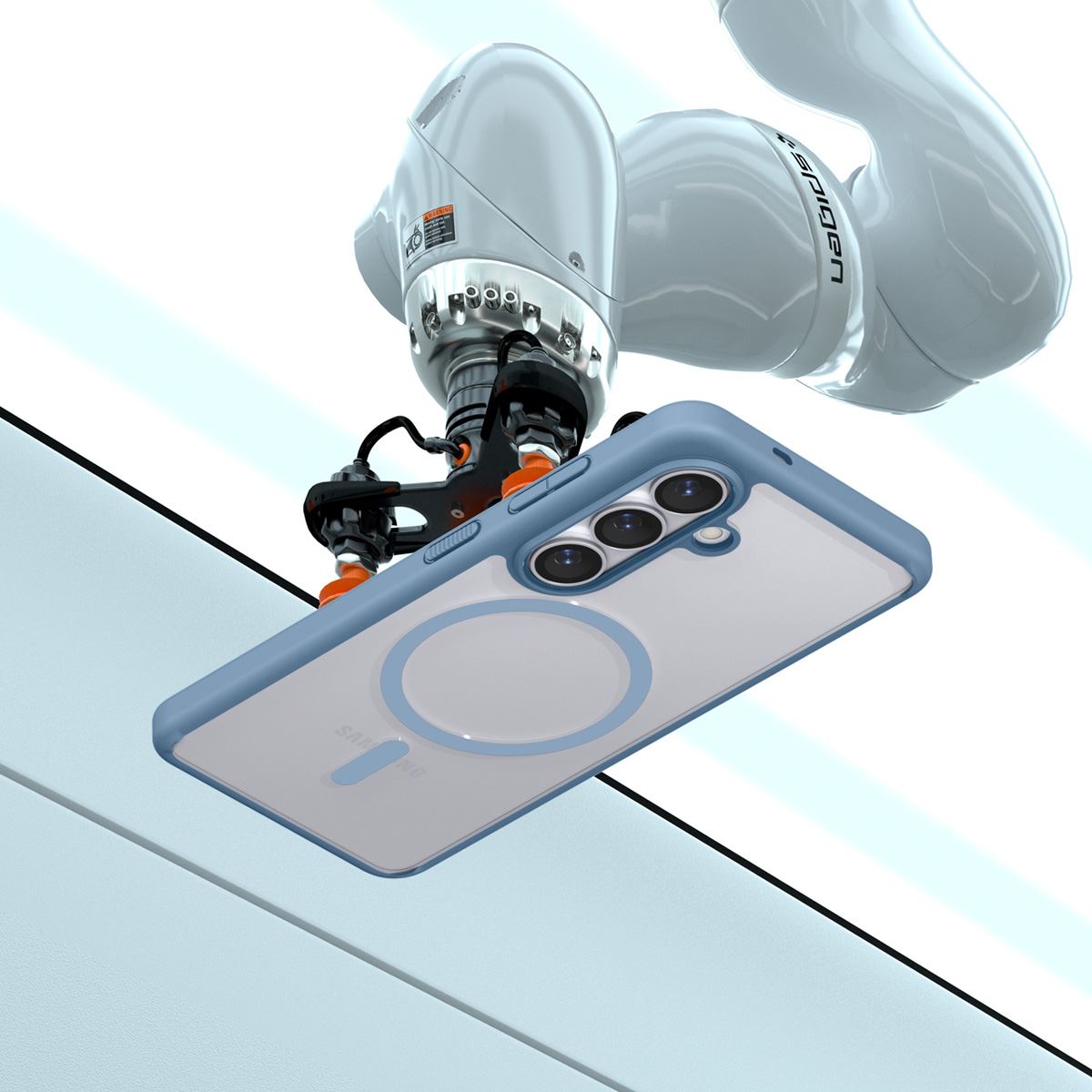 Spigen Ultra Hybrid MagSafe, light blue - Samsung Galaxy S26+ (8)