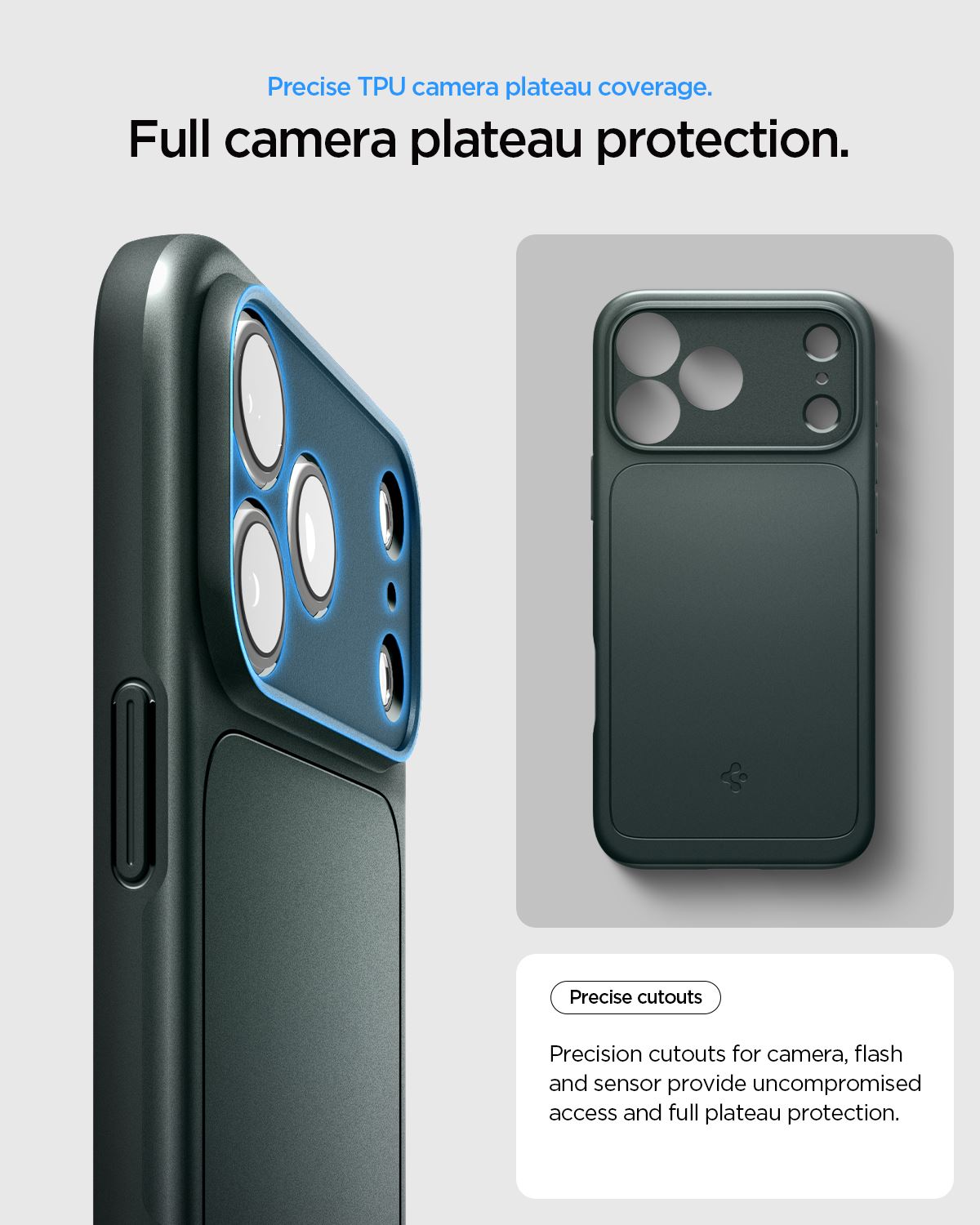 Spigen Thin Fit MagSafe, abyss green - iPhone 18 Pro/17 Pro (16)