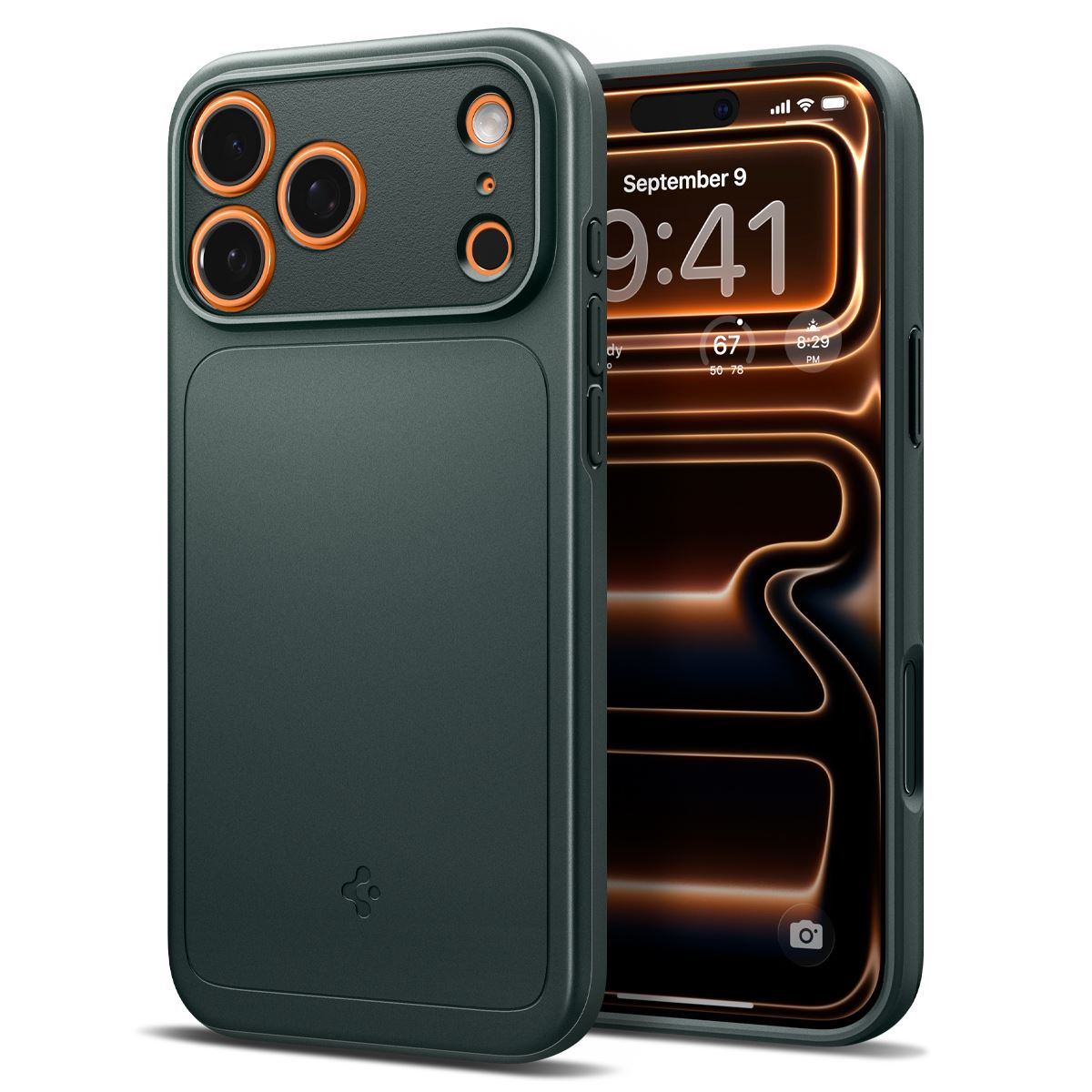 Spigen Thin Fit MagSafe, abyss green - iPhone 18 Pro/17 Pro (4)