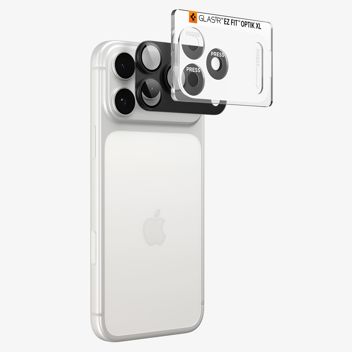 Spigen Glass tR EZ Fit Optik Pro XL 1 Pack, dark gray - iPhone 18 Pro (2)